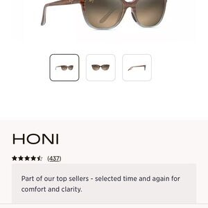 Maui Jim Honi Tortoise Sunglasses
